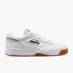 Basket Basse Diadora Action Femme Blanche | YOXWFRE-70