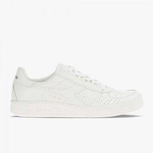 Basket Basse Diadora B. Elite Femme Blanche | UHOJKTD-89