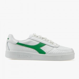 Basket Basse Diadora B. Elite Femme Vert | YWUTDOJ-10