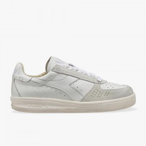 Basket Basse Diadora B. Elite Homme Blanche | KRNXUWL-63