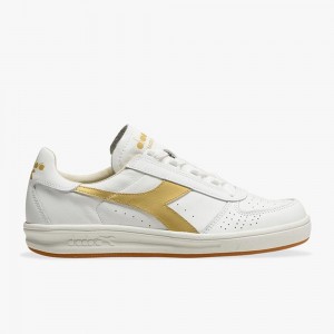 Basket Basse Diadora B. Elite Homme Doré | JPROGZX-45