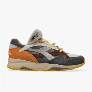 Basket Basse Diadora Eclipse Homme Grise | QLNVJIP-06