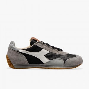 Basket Basse Diadora Equipe Homme Grise | DLCNIME-30