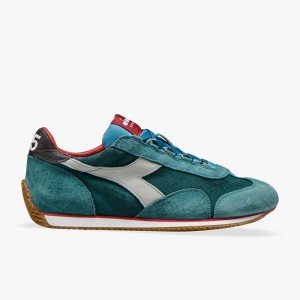 Basket Basse Diadora Equipe Homme Vert | CFYRSJD-67