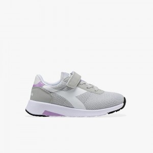 Basket Basse Diadora Evo Run Enfant Grise | YIXPNBJ-45