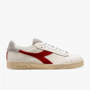 Basket Basse Diadora Game Femme Rouge | JRLZUVI-68