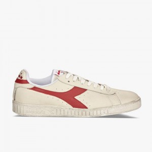 Basket Basse Diadora Game Femme Rouge | VTPWCAI-34