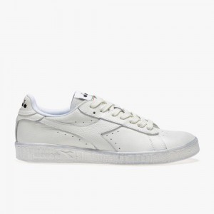 Basket Basse Diadora Game Homme Blanche | HCPSXAD-94