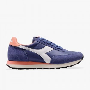 Basket Basse Diadora Koala Femme Bleu | RMVZISE-42