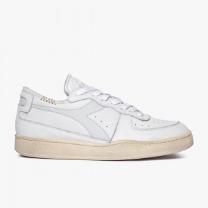 Basket Basse Diadora MI Basket Femme Blanche | KJXERIM-10