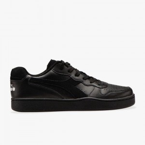 Basket Basse Diadora MI Basket Femme Noir | NQGRKBM-67