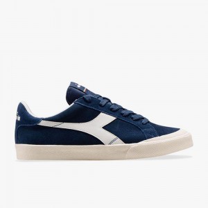 Basket Basse Diadora Melody Femme Bleu Marine | AWEMPBQ-74