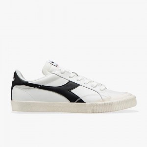 Basket Basse Diadora Melody Homme Noir | LJAQHTM-02