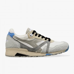 Basket Basse Diadora N9000 Homme Grise | UKJFGQE-95