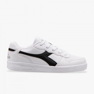 Basket Basse Diadora Playground Enfant Blanche | PXTUAHW-01