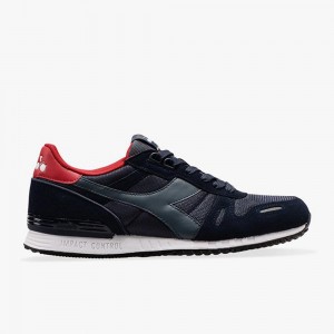 Basket Basse Diadora Titan Homme Bleu Marine | PNYZEJD-02