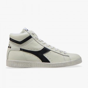 Basket Montante Diadora Game Femme Blanche | LEKVFTG-57