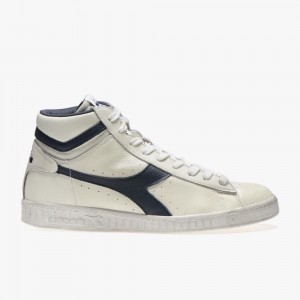 Basket Montante Diadora Game Femme Bleu Marine | MAOUIDP-46