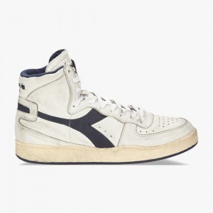 Basket Montante Diadora MI Basket Femme Blanche | QIVGMWZ-64