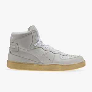 Basket Montante Diadora MI Basket Homme Blanche | YFZSUDX-19