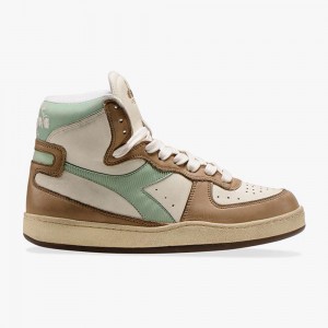 Basket Montante Diadora MI Basket Homme Vert | JIQRYHG-85