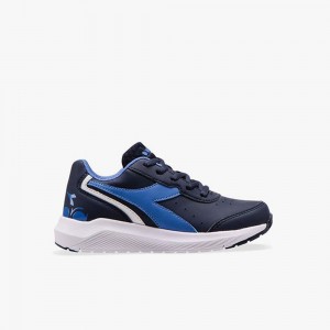 Chaussure Running Diadora Falcon Enfant Bleu Marine | UEGBXRV-91