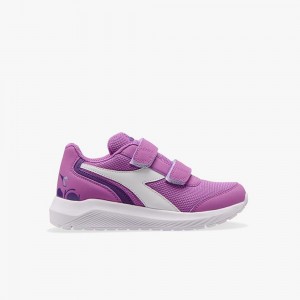 Chaussure Running Diadora Falcon Enfant Violette | SGQNBVZ-95