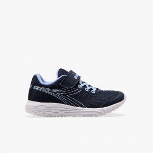 Chaussure Running Diadora Flamingo Enfant Bleu Marine | ZASCYQM-51