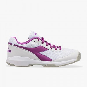 Chaussure Tennis Diadora S. Challenge Femme Blanche | BDUTFQP-69