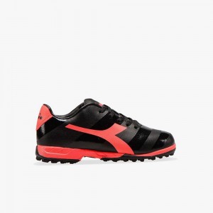 Chaussure de Foot Diadora Raptor Enfant Noir | YSPZHJA-15