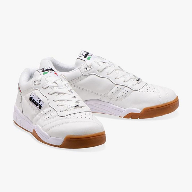 Basket Basse Diadora Action Homme Blanche | DXUTACV-52