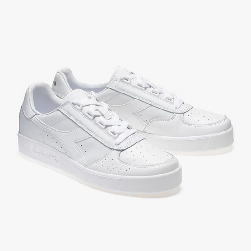 Basket Basse Diadora B. Elite Femme Blanche | UHOJKTD-89