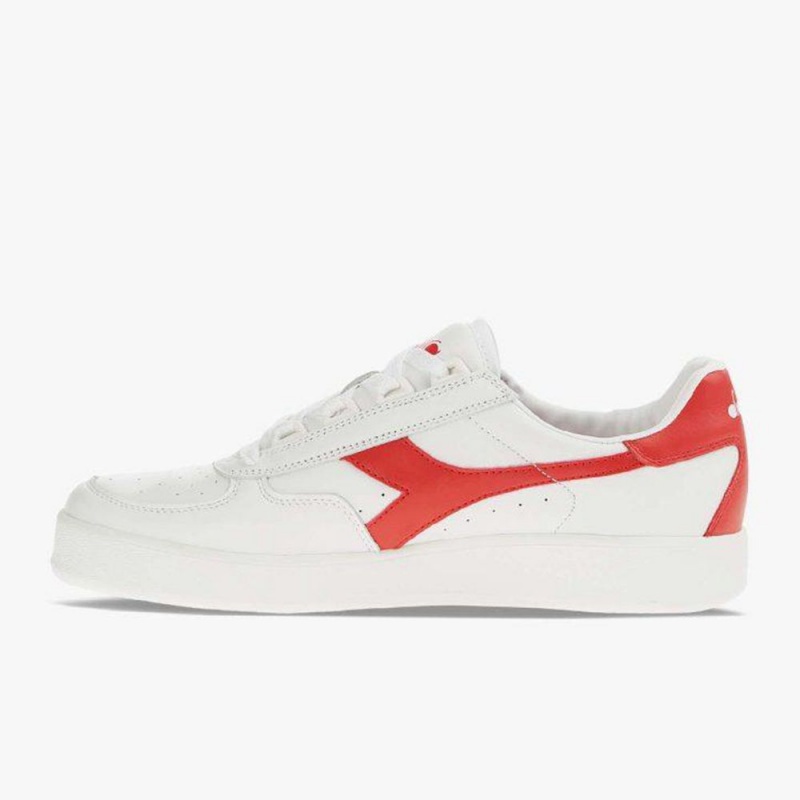 Basket Basse Diadora B. Elite Femme Rouge | CDNBGPH-75