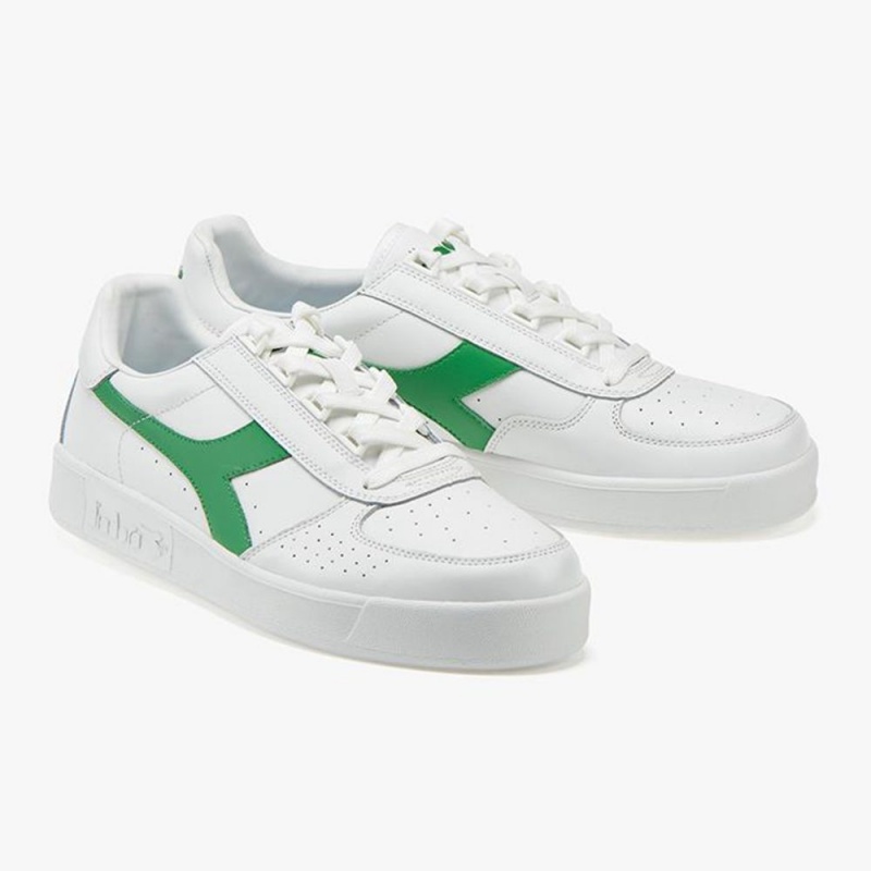 Basket Basse Diadora B. Elite Femme Vert | YWUTDOJ-10