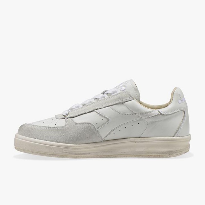 Basket Basse Diadora B. Elite Homme Blanche | KRNXUWL-63