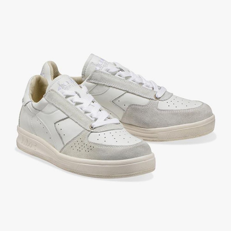 Basket Basse Diadora B. Elite Homme Blanche | KRNXUWL-63