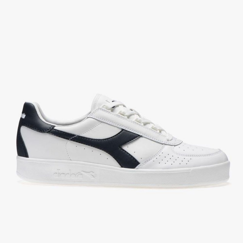 Basket Basse Diadora B. Elite Homme Bleu Marine | WJPUEGV-78