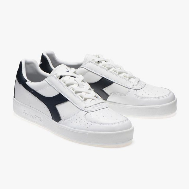 Basket Basse Diadora B. Elite Homme Bleu Marine | WJPUEGV-78