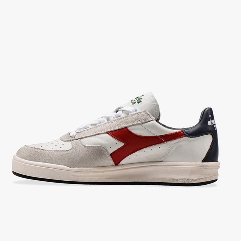 Basket Basse Diadora B. Elite Homme Rouge | ZHCEUKB-94