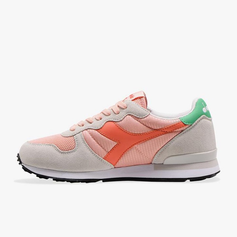 Basket Basse Diadora Camaro Femme Rose | PZIYFXO-32