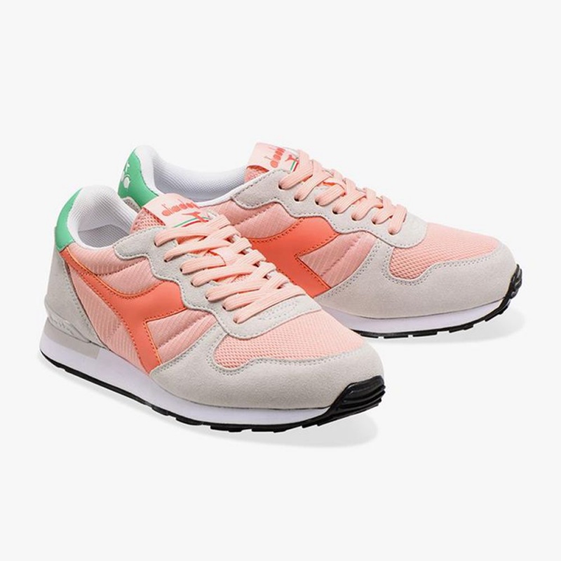 Basket Basse Diadora Camaro Femme Rose | PZIYFXO-32