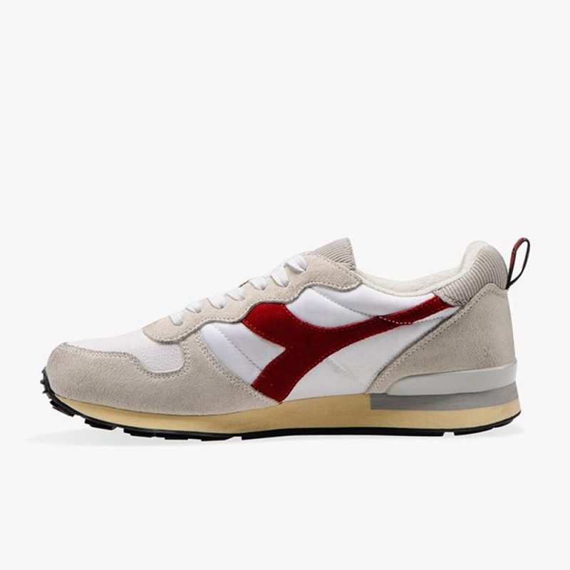 Basket Basse Diadora Camaro Femme Rouge | KBFPWIL-76