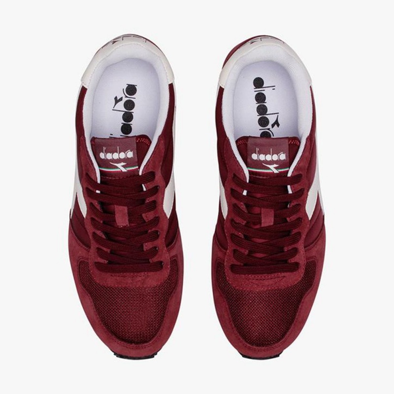 Basket Basse Diadora Camaro Femme Rouge | UZJRHLM-12