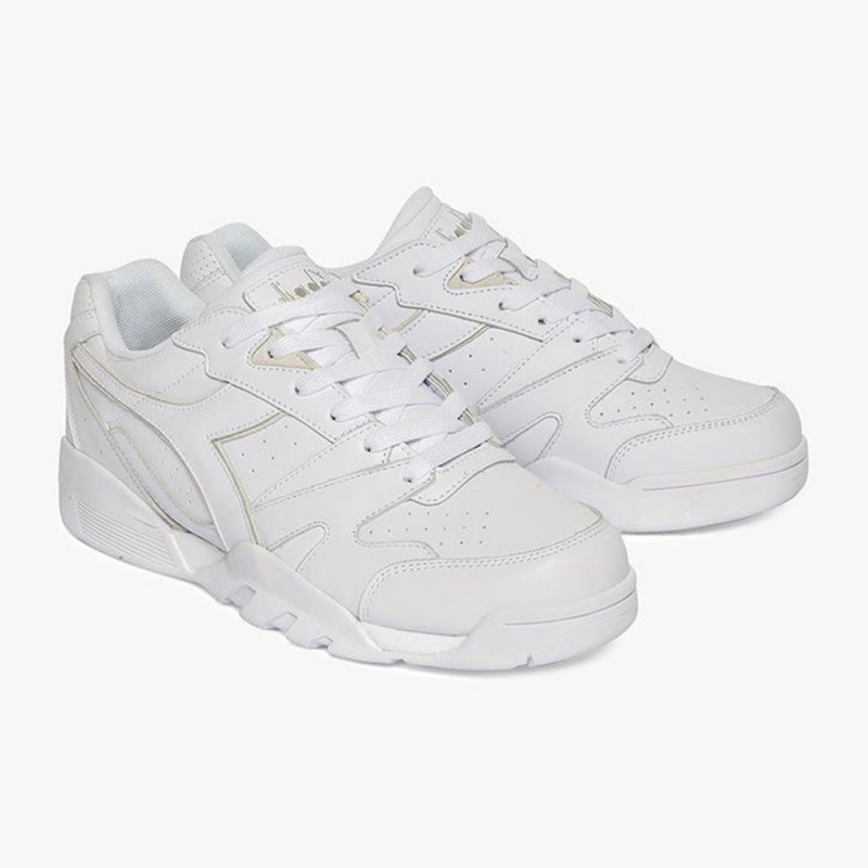 Basket Basse Diadora Cross Femme Blanche | MQVYFLP-36