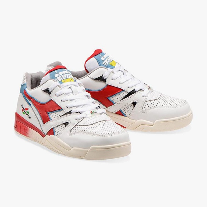 Basket Basse Diadora Duratech Femme Blanche | DMZBQAE-58