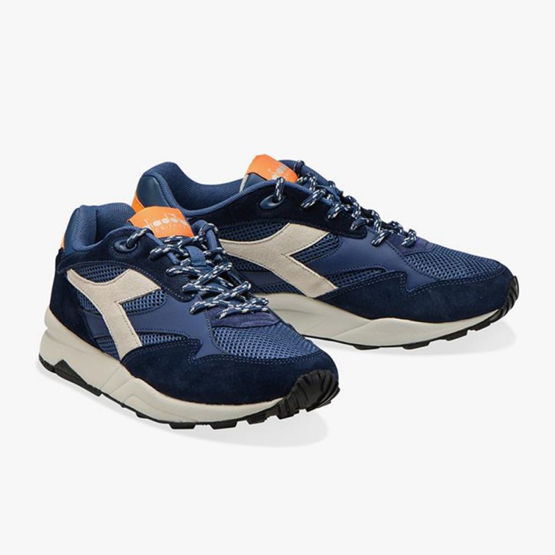 Basket Basse Diadora Eclipse Homme Bleu Marine | HZUDLXK-51