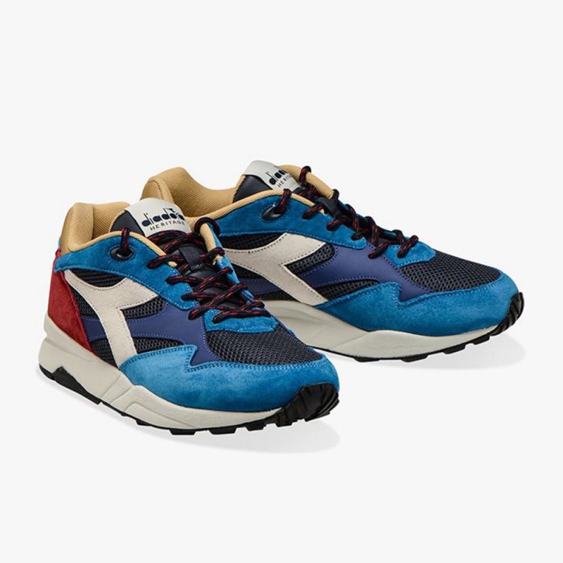 Basket Basse Diadora Eclipse Homme Bleu | DBLGCOR-45