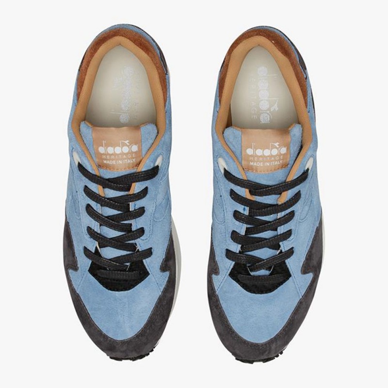 Basket Basse Diadora Eclipse Homme Bleu | YMUTOFI-92