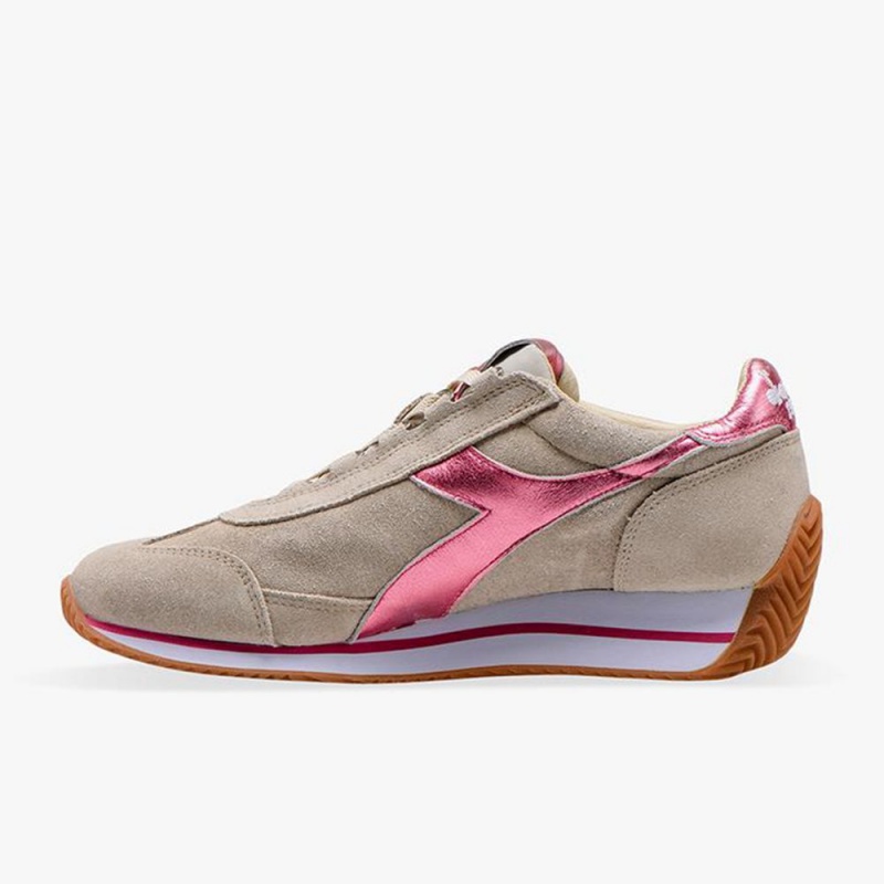 Basket Basse Diadora Equipe Femme Beige | SFOZDQU-03