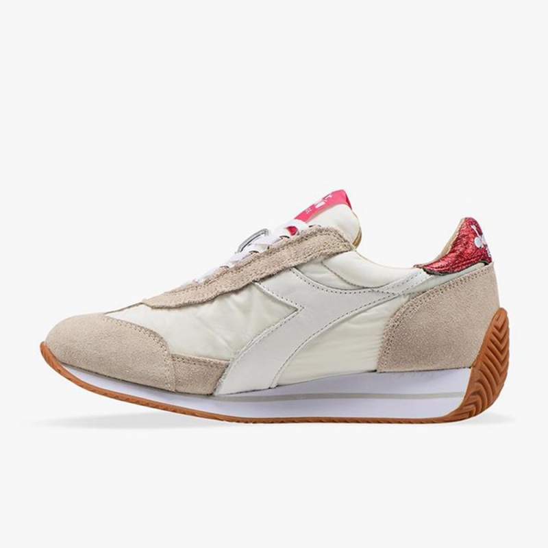 Basket Basse Diadora Equipe Femme Beige | MZNQJOR-03